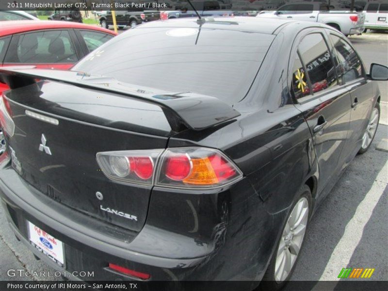 Tarmac Black Pearl / Black 2011 Mitsubishi Lancer GTS