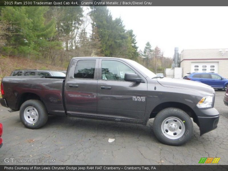 Granite Crystal Metallic / Black/Diesel Gray 2015 Ram 1500 Tradesman Quad Cab 4x4