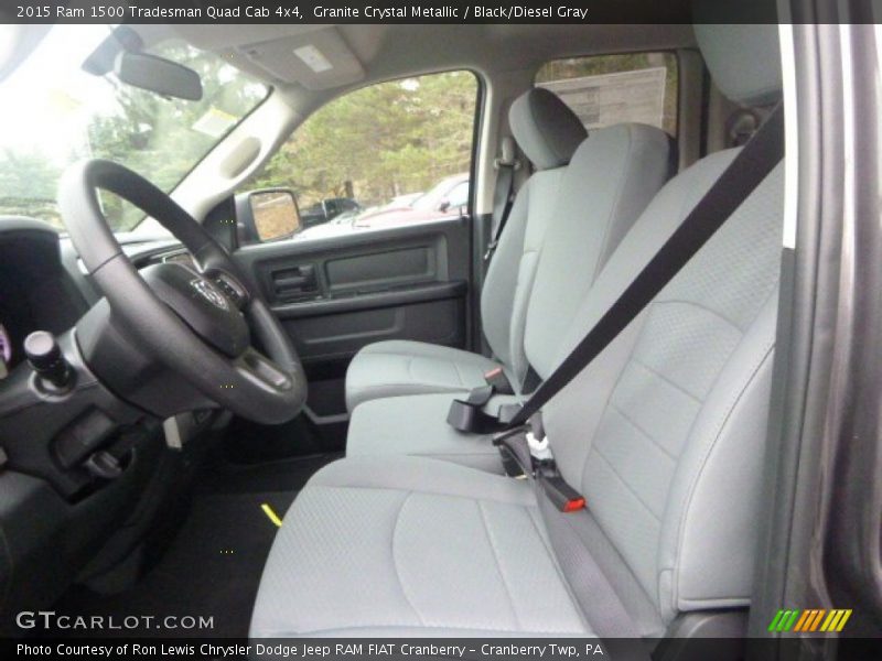 Granite Crystal Metallic / Black/Diesel Gray 2015 Ram 1500 Tradesman Quad Cab 4x4