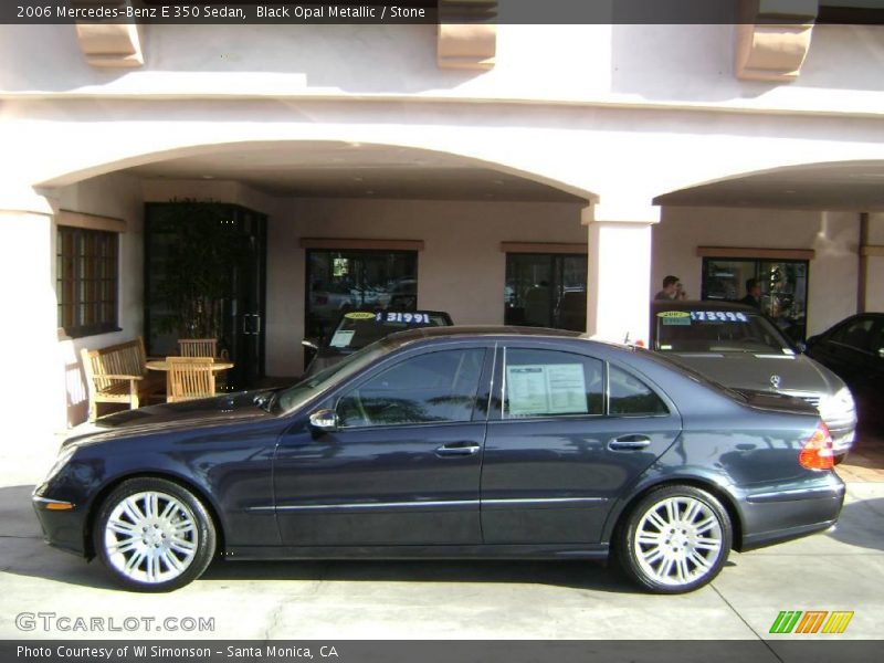 Black Opal Metallic / Stone 2006 Mercedes-Benz E 350 Sedan