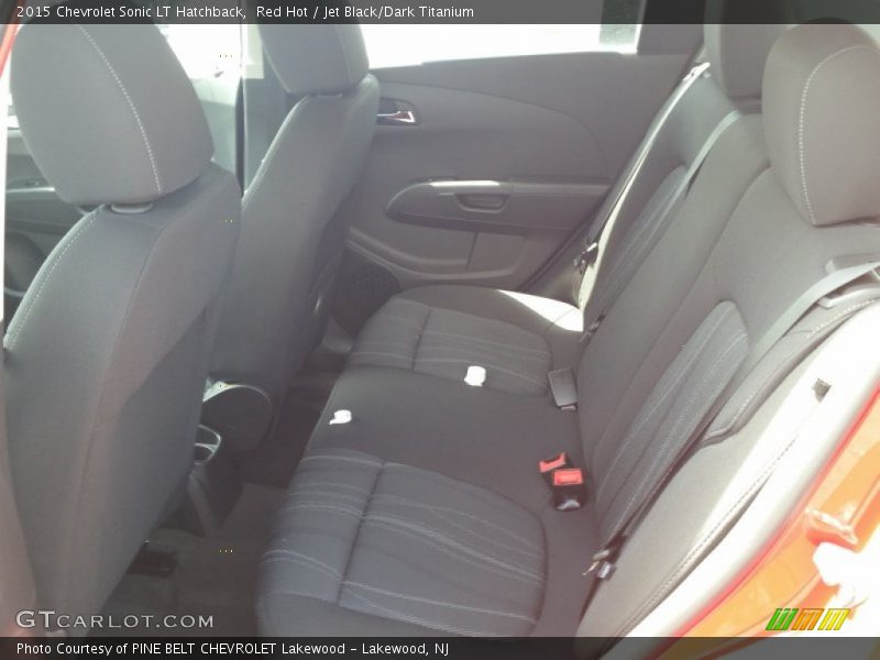 Red Hot / Jet Black/Dark Titanium 2015 Chevrolet Sonic LT Hatchback