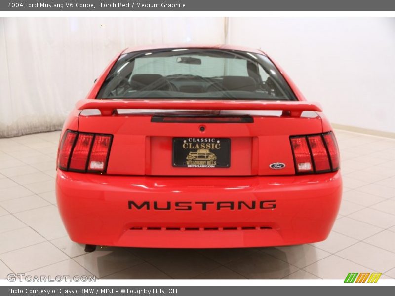 Torch Red / Medium Graphite 2004 Ford Mustang V6 Coupe