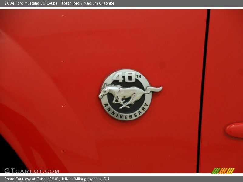 Torch Red / Medium Graphite 2004 Ford Mustang V6 Coupe