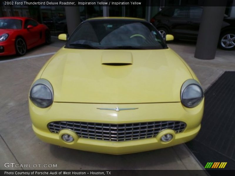 Inspiration Yellow / Inspiration Yellow 2002 Ford Thunderbird Deluxe Roadster