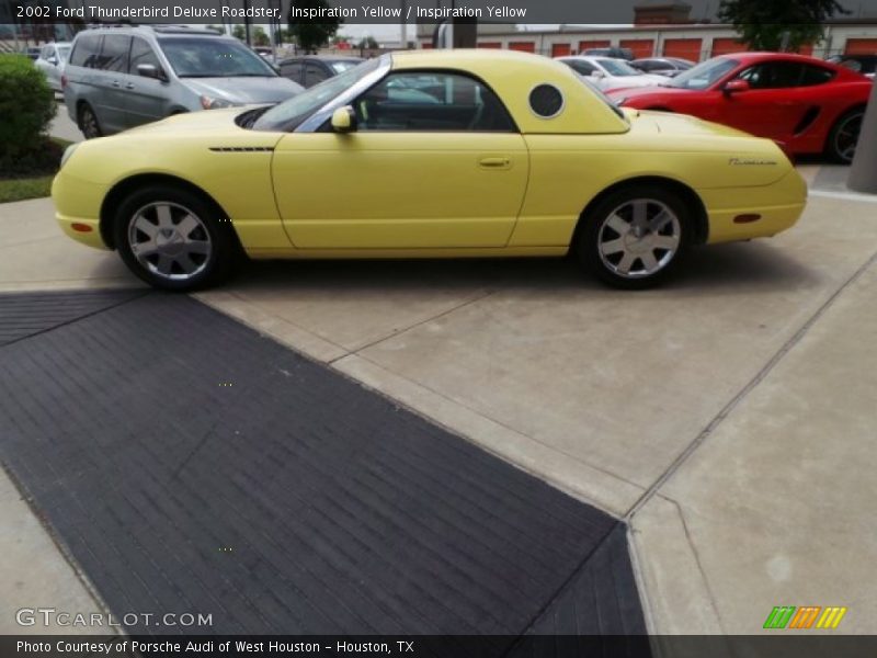  2002 Thunderbird Deluxe Roadster Inspiration Yellow