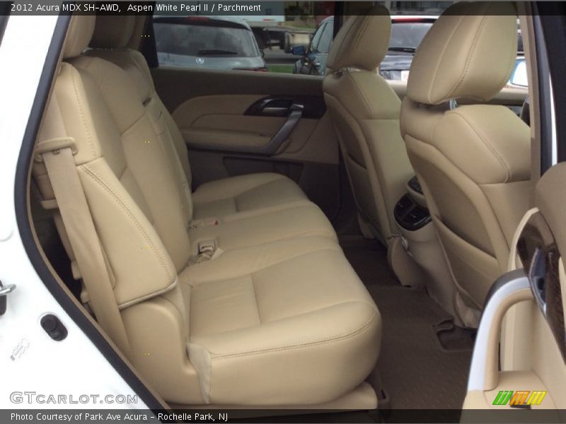 Aspen White Pearl II / Parchment 2012 Acura MDX SH-AWD