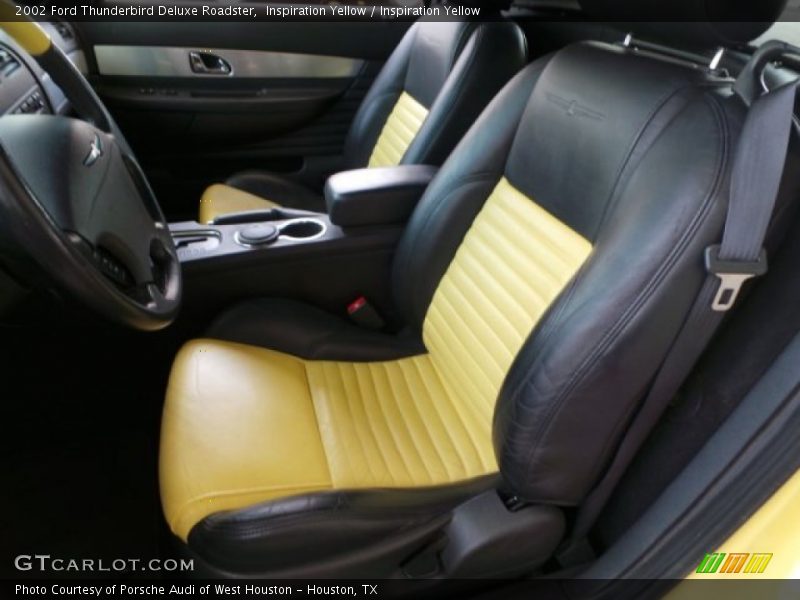 Front Seat of 2002 Thunderbird Deluxe Roadster