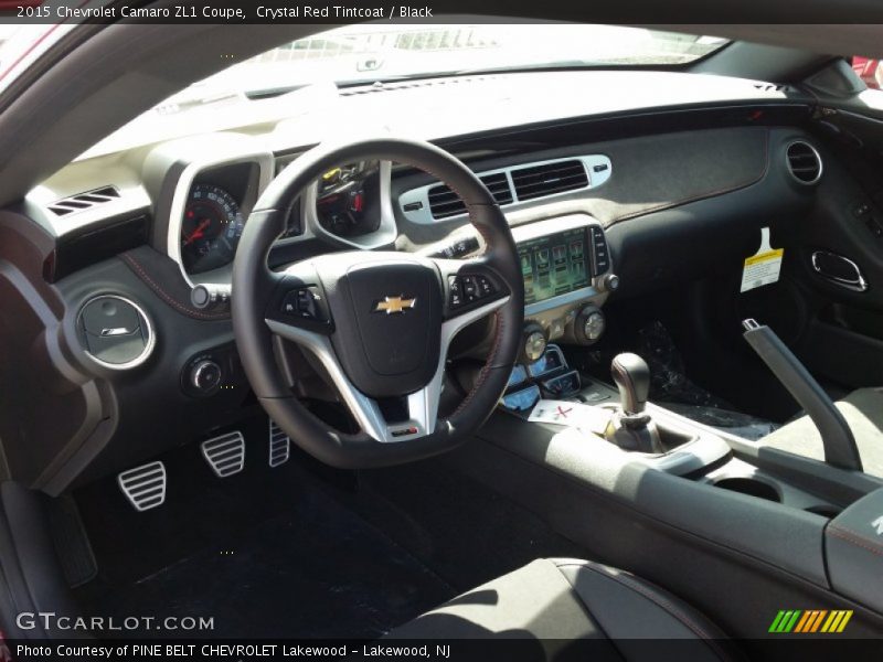 Crystal Red Tintcoat / Black 2015 Chevrolet Camaro ZL1 Coupe