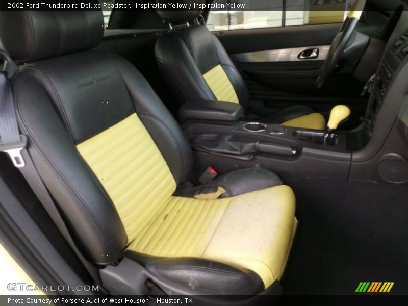 Front Seat of 2002 Thunderbird Deluxe Roadster