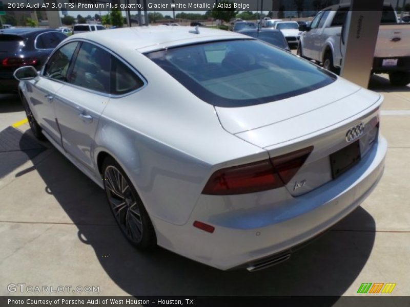 Glacier White Metallic / Atlas Beige 2016 Audi A7 3.0 TFSI Premium Plus quattro