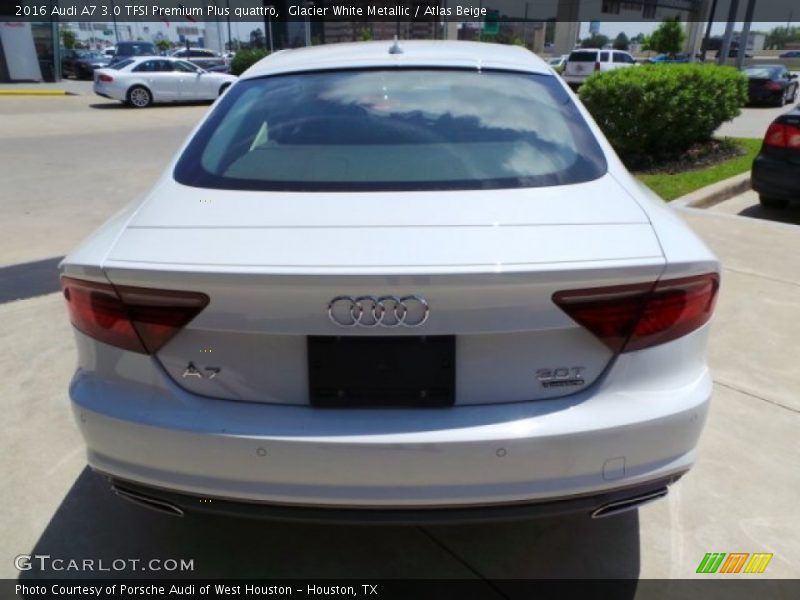 Glacier White Metallic / Atlas Beige 2016 Audi A7 3.0 TFSI Premium Plus quattro