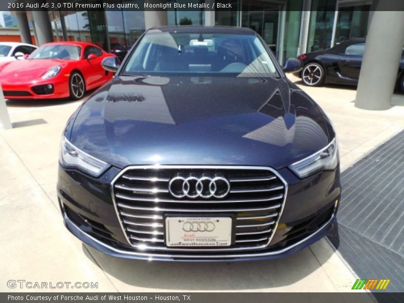Moonlight Blue Metallic / Black 2016 Audi A6 3.0 TDI Premium Plus quattro