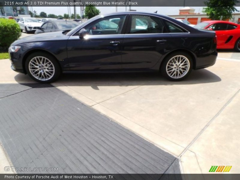 Moonlight Blue Metallic / Black 2016 Audi A6 3.0 TDI Premium Plus quattro