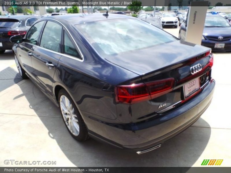 Moonlight Blue Metallic / Black 2016 Audi A6 3.0 TDI Premium Plus quattro