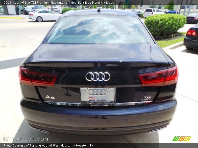 Moonlight Blue Metallic / Black 2016 Audi A6 3.0 TDI Premium Plus quattro