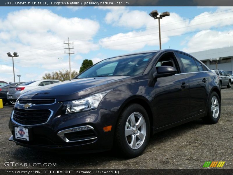 Tungsten Metallic / Jet Black/Medium Titanium 2015 Chevrolet Cruze LT