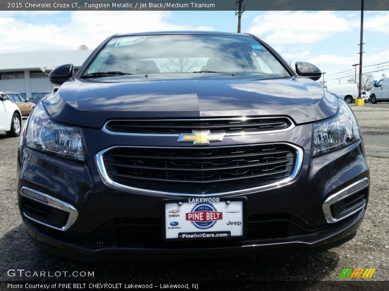 Tungsten Metallic / Jet Black/Medium Titanium 2015 Chevrolet Cruze LT