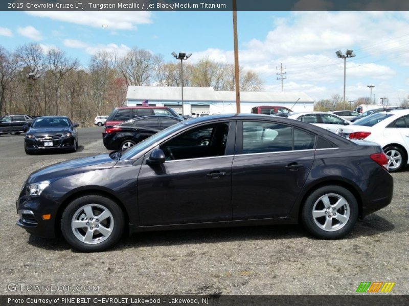 Tungsten Metallic / Jet Black/Medium Titanium 2015 Chevrolet Cruze LT