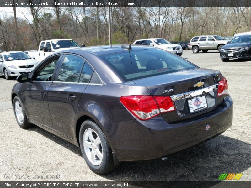 Tungsten Metallic / Jet Black/Medium Titanium 2015 Chevrolet Cruze LT