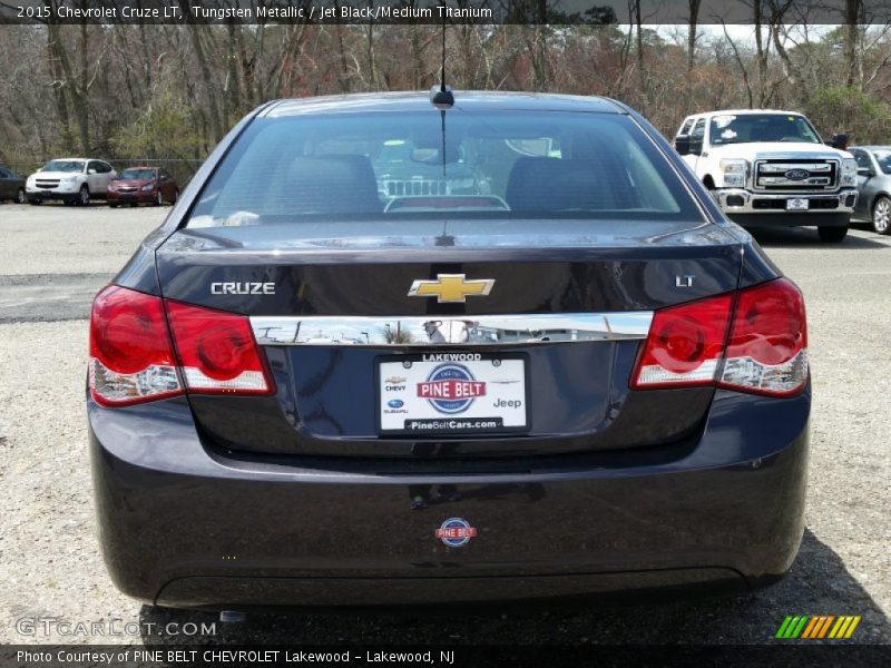 Tungsten Metallic / Jet Black/Medium Titanium 2015 Chevrolet Cruze LT