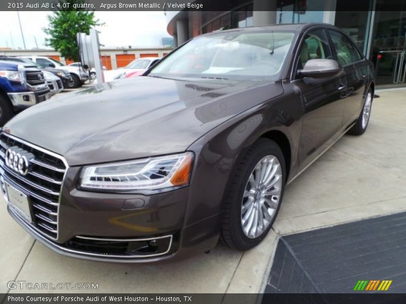 Front 3/4 View of 2015 A8 L 4.0T quattro