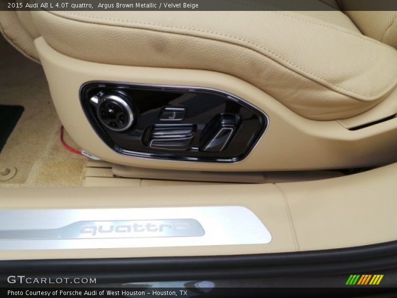 Argus Brown Metallic / Velvet Beige 2015 Audi A8 L 4.0T quattro