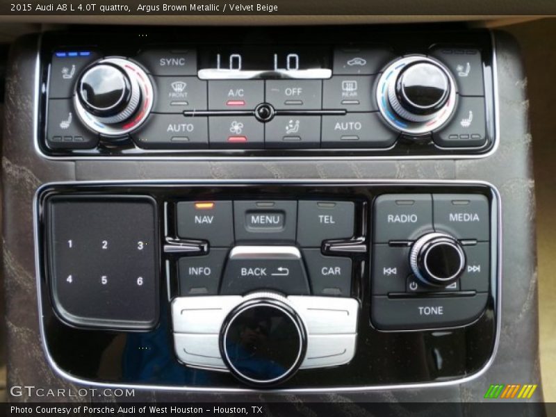 Controls of 2015 A8 L 4.0T quattro