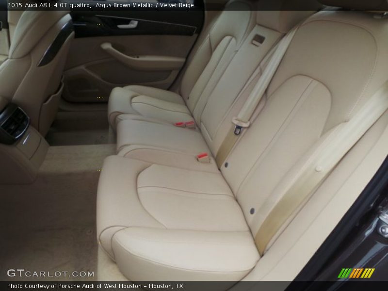 Rear Seat of 2015 A8 L 4.0T quattro