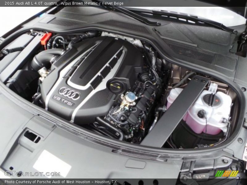  2015 A8 L 4.0T quattro Engine - 4.0 Liter Turbocharged FSI DOHC 32-Valve VVT V8