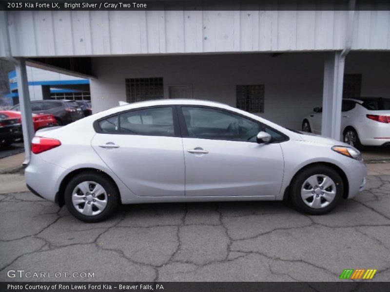 Bright Silver / Gray Two Tone 2015 Kia Forte LX
