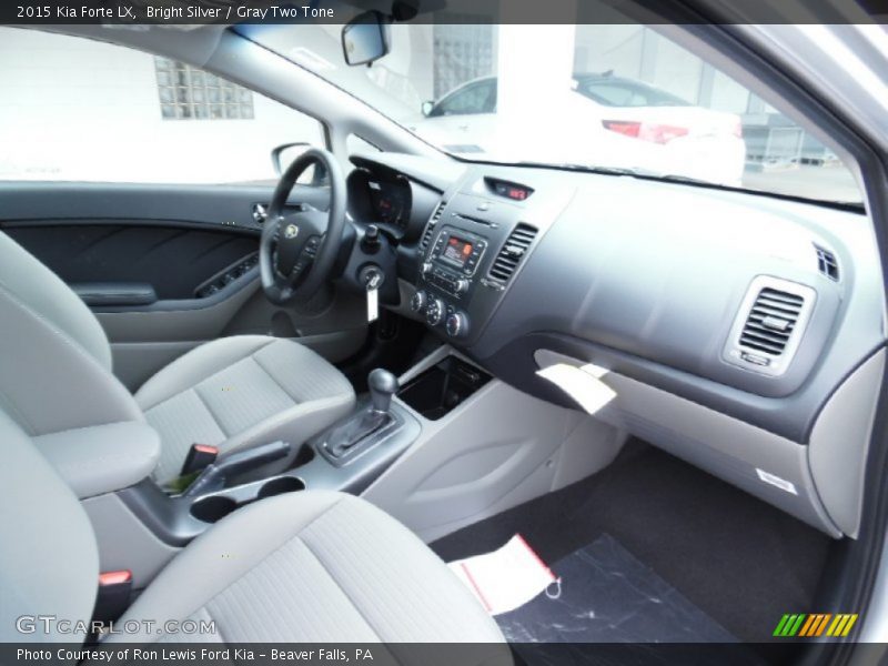 Bright Silver / Gray Two Tone 2015 Kia Forte LX