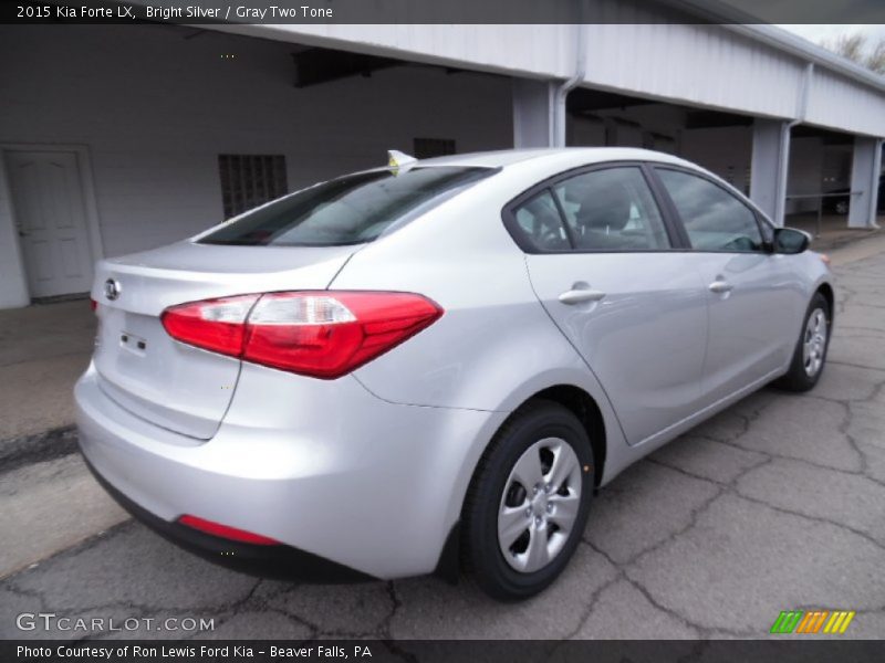 Bright Silver / Gray Two Tone 2015 Kia Forte LX