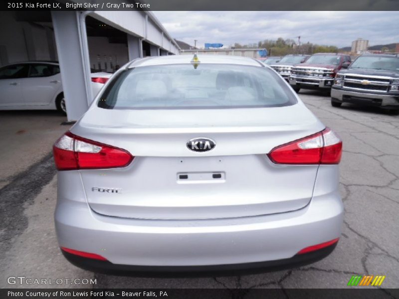 Bright Silver / Gray Two Tone 2015 Kia Forte LX