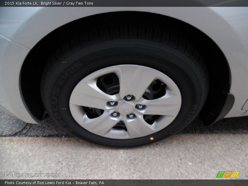 Bright Silver / Gray Two Tone 2015 Kia Forte LX