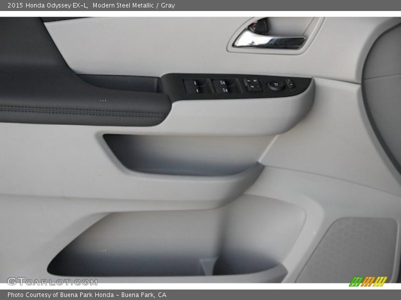 Modern Steel Metallic / Gray 2015 Honda Odyssey EX-L