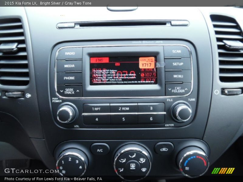 Bright Silver / Gray Two Tone 2015 Kia Forte LX