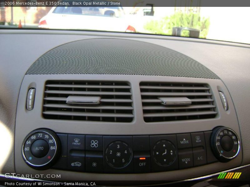 Black Opal Metallic / Stone 2006 Mercedes-Benz E 350 Sedan