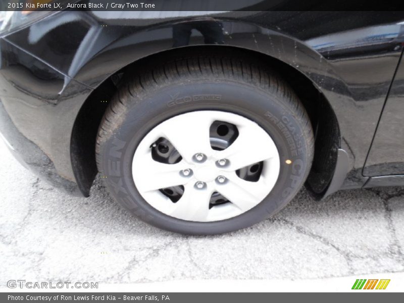 Aurora Black / Gray Two Tone 2015 Kia Forte LX