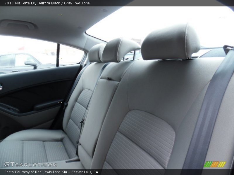 Aurora Black / Gray Two Tone 2015 Kia Forte LX