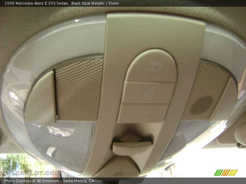Black Opal Metallic / Stone 2006 Mercedes-Benz E 350 Sedan