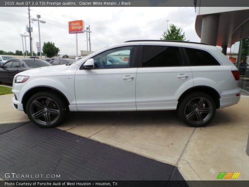Glacier White Metallic / Black 2015 Audi Q7 3.0 TDI Prestige quattro