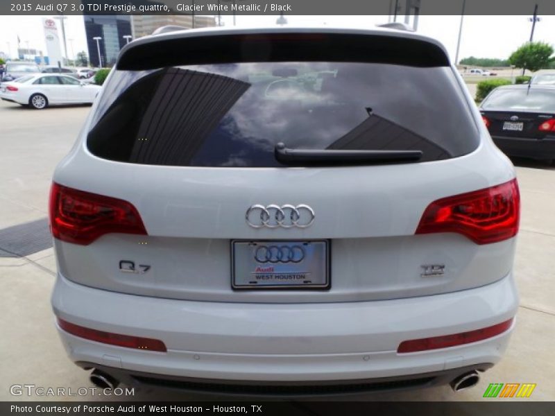 Glacier White Metallic / Black 2015 Audi Q7 3.0 TDI Prestige quattro