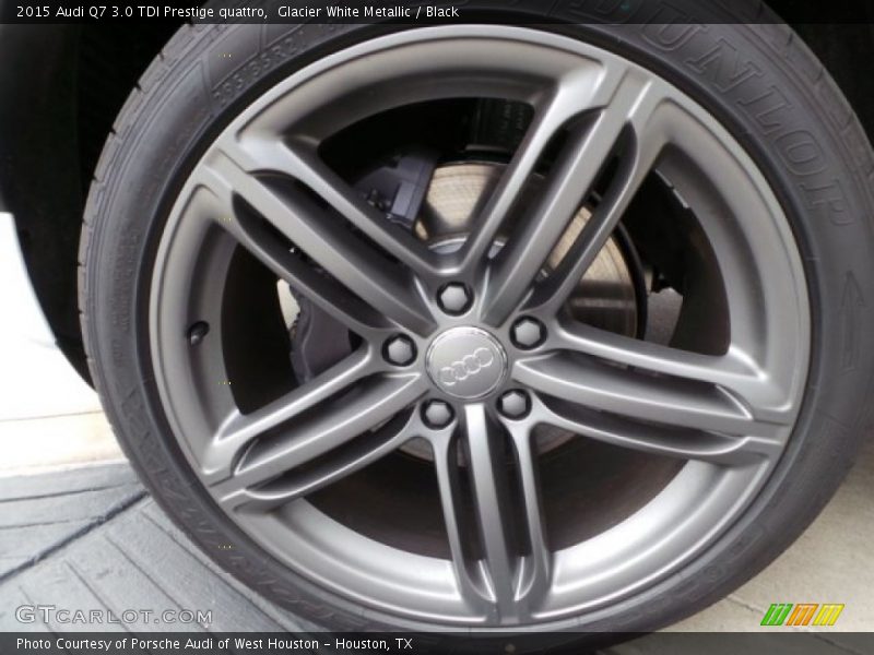 Glacier White Metallic / Black 2015 Audi Q7 3.0 TDI Prestige quattro