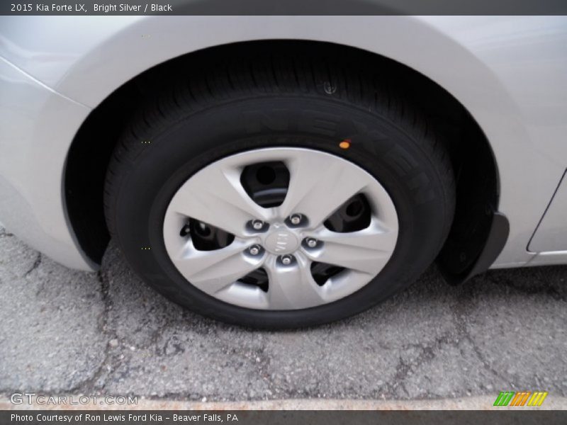 Bright Silver / Black 2015 Kia Forte LX