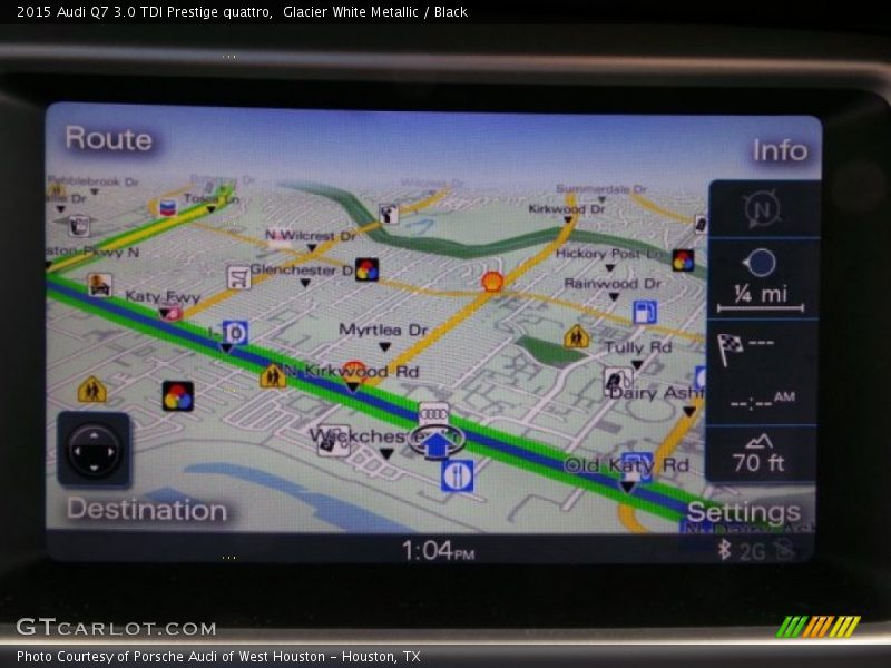 Glacier White Metallic / Black 2015 Audi Q7 3.0 TDI Prestige quattro