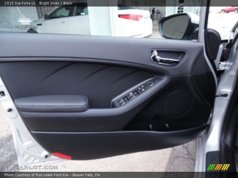 Bright Silver / Black 2015 Kia Forte LX