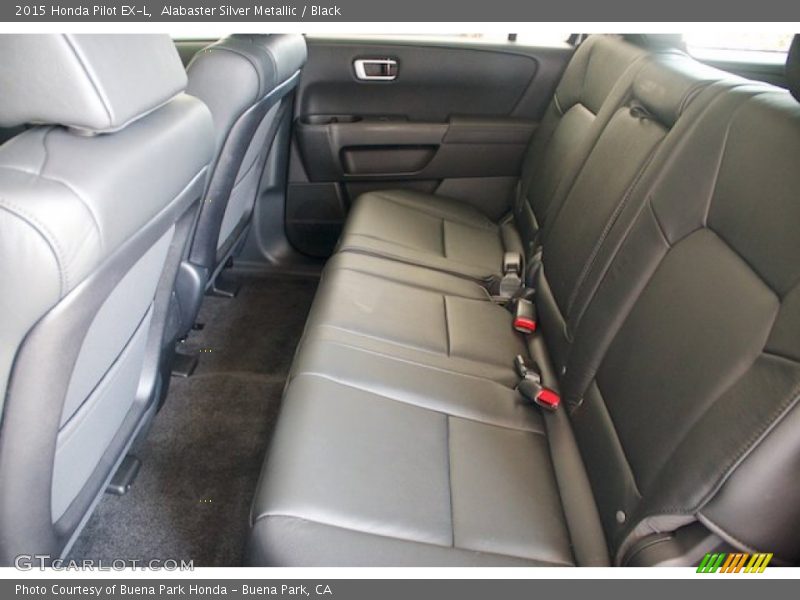 Alabaster Silver Metallic / Black 2015 Honda Pilot EX-L