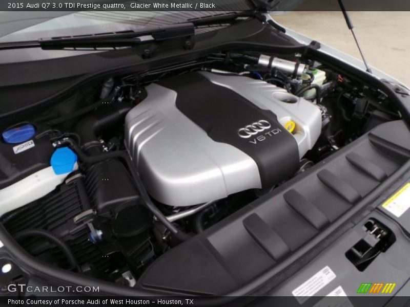 Glacier White Metallic / Black 2015 Audi Q7 3.0 TDI Prestige quattro