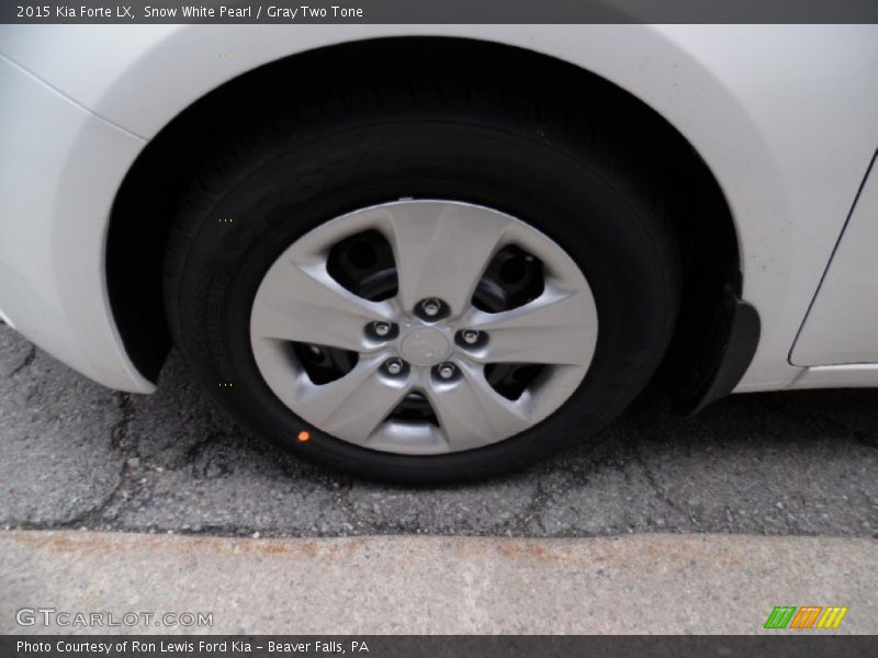 Snow White Pearl / Gray Two Tone 2015 Kia Forte LX