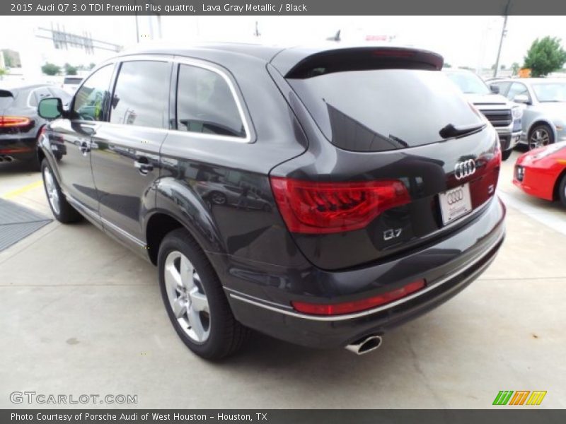 Lava Gray Metallic / Black 2015 Audi Q7 3.0 TDI Premium Plus quattro